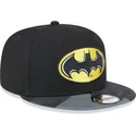 cappello-piatto-nero-e-mimetico-snapback-per-bambino-9fifty-di-batman-dc-comics-di-new-era