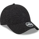 cappelli-curva-nero-cinghia-regolabile-9forty-hypertexture-dei-new-york-yankees-mlb-di-new-era
