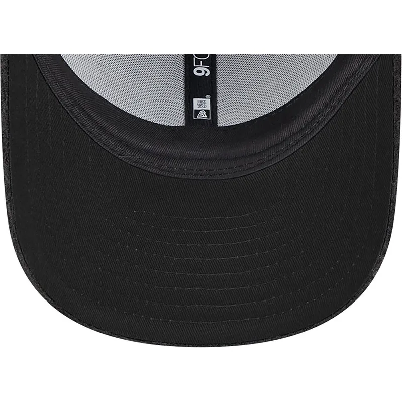 cappelli-curva-nero-cinghia-regolabile-9forty-hypertexture-dei-new-york-yankees-mlb-di-new-era