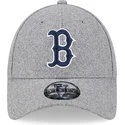 cappelli-curva-grigio-cinghia-regolabile-9forty-essential-melton-wool-dei-boston-red-sox-mlb-di-new-era