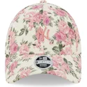 cappelli-curva-beige-cinghia-regolabile-rosa-9forty-floral-cord-dei-new-york-yankees-mlb-di-new-era