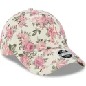 cappelli-curva-beige-cinghia-regolabile-rosa-9forty-floral-cord-dei-new-york-yankees-mlb-di-new-era