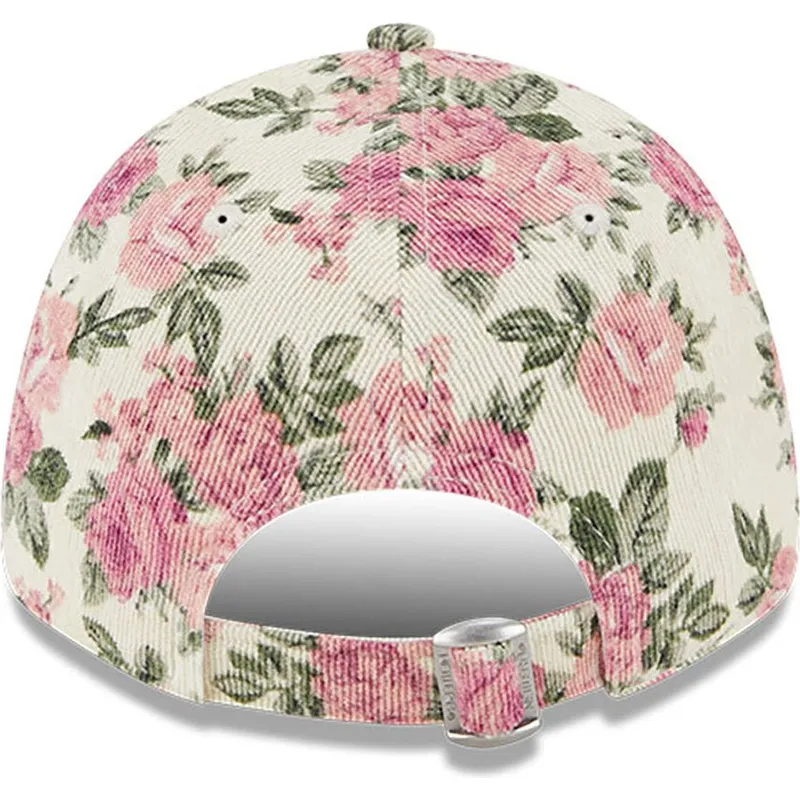 cappelli-curva-beige-cinghia-regolabile-rosa-9forty-floral-cord-dei-new-york-yankees-mlb-di-new-era cappelli-curva-beige-cinghia-regolabile-rosa-9forty-floral-cord-dei-new-york-yankees-mlb-di-new-era