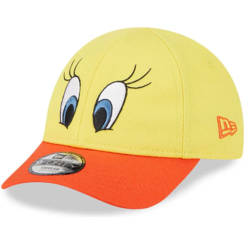 cappelli-curva-giallo-cinghia-regolabile-per-bambino-9forty-dei-piolin-looney-tunes-di-new-era