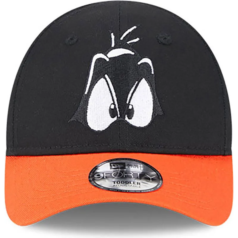 cappelli-curva-nero-cinghia-regolabile-per-bambino-9forty-dei-pato-lucas-looney-tunes-di-new-era