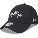 cappellino-nero-regolabile-per-bambino-9forty-di-petalo-bolla-e-lolly-le-superchicche-di-new-era
