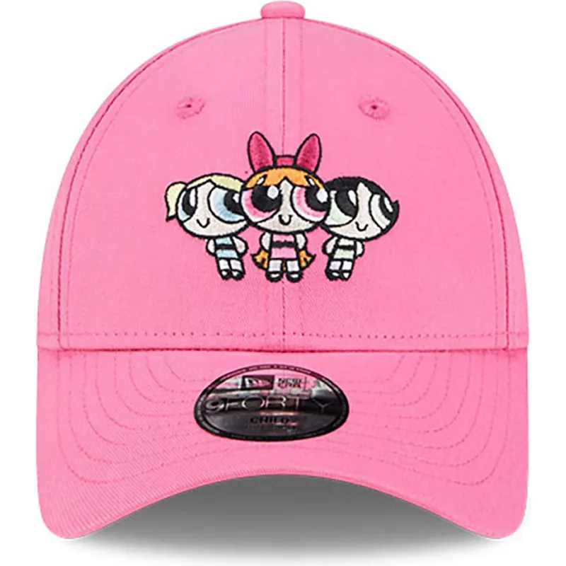 cappelli-curva-rosa-cinghia-regolabile-per-bambino-9forty-dei-petalo-burbuja-y-cactus-las-supernenas-di-new-era