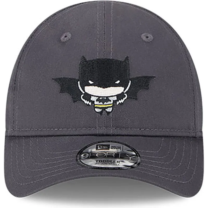 cappelli-curva-grigio-cinghia-regolabile-per-bambino-9forty-dei-batman-dc-comics-di-new-era
