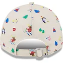 cappellino-beige-curvo-regolabile-per-bambino-9forty-festive-new-york-yankees-mlb-di-new-era