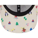 cappellino-beige-curvo-regolabile-per-bambino-9forty-festive-new-york-yankees-mlb-di-new-era