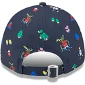 cappelli-curva-blu-marino-cinghia-regolabile-per-bambino-9forty-festive-dei-new-york-yankees-mlb-di-new-era