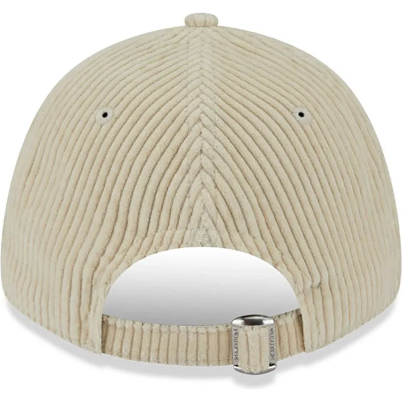 cappelli-curva-beige-cinghia-regolabile-9forty-wide-cord-dei-new-york-yankees-mlb-di-new-era