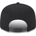 cappello-piatto-nero-snapback-con-logo-marrone-9fifty-seasonal-infill-di-new-york-yankees-mlb-di-new-era