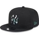 cappelli-piatta-nero-snapback-9fifty-seasonal-infill-dei-new-york-yankees-mlb-di-new-era