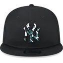 cappello-snapback-nero-con-visiera-piatta-e-logo-blu-9fifty-seasonal-infill-dei-new-york-yankees-mlb-di-new-era