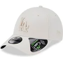 cappellino-curvo-beige-regolabile-con-logo-beige-9forty-repreve-outline-dei-los-angeles-dodgers-mlb-di-new-era