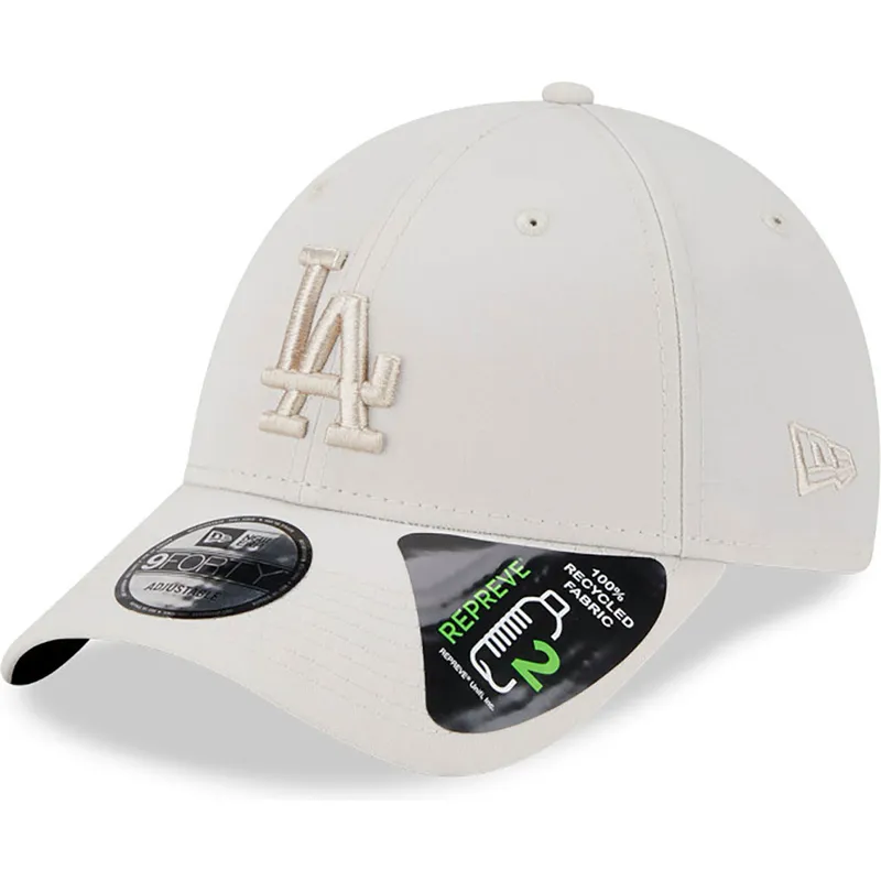 cappelli-curva-beige-cinghia-regolabile-9forty-repreve-outline-dei-los-angeles-dodgers-mlb-di-new-era cappelli-curva-beige-cinghia-regolabile-9forty-repreve-outline-dei-los-angeles-dodgers-mlb-di-new-era