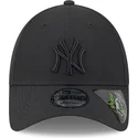 cappellino-curvo-nero-regolabile-con-logo-nero-9forty-repreve-outline-di-new-york-yankees-mlb-di-new-era