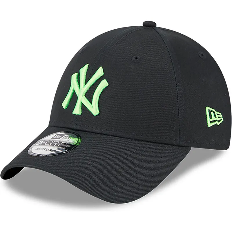 cappelli-curva-nero-cinghia-regolabile-9forty-neon-dei-new-york-yankees-mlb-di-new-era