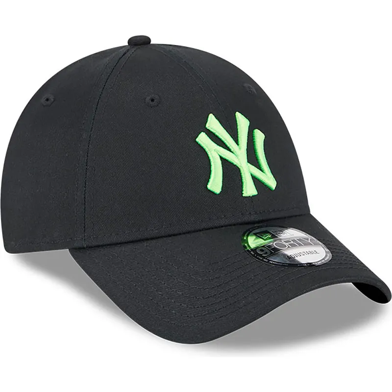cappelli-curva-nero-cinghia-regolabile-9forty-neon-dei-new-york-yankees-mlb-di-new-era