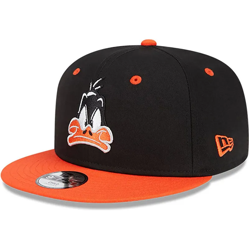 cappelli-piatta-nero-snapback-9fifty-dei-pato-lucas-looney-tunes-di-new-era
