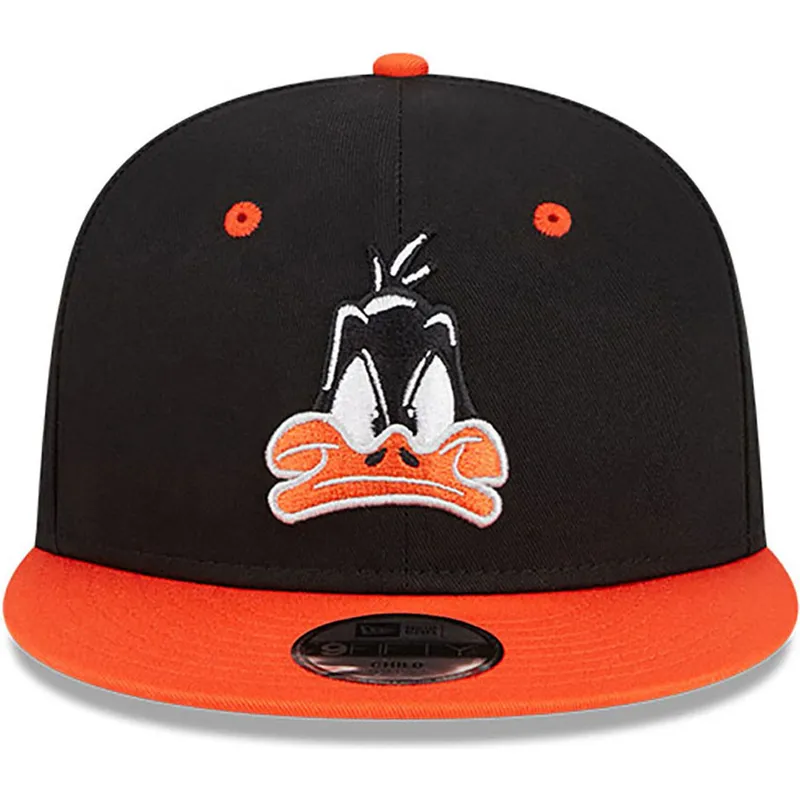 cappelli-piatta-nero-snapback-9fifty-dei-pato-lucas-looney-tunes-di-new-era