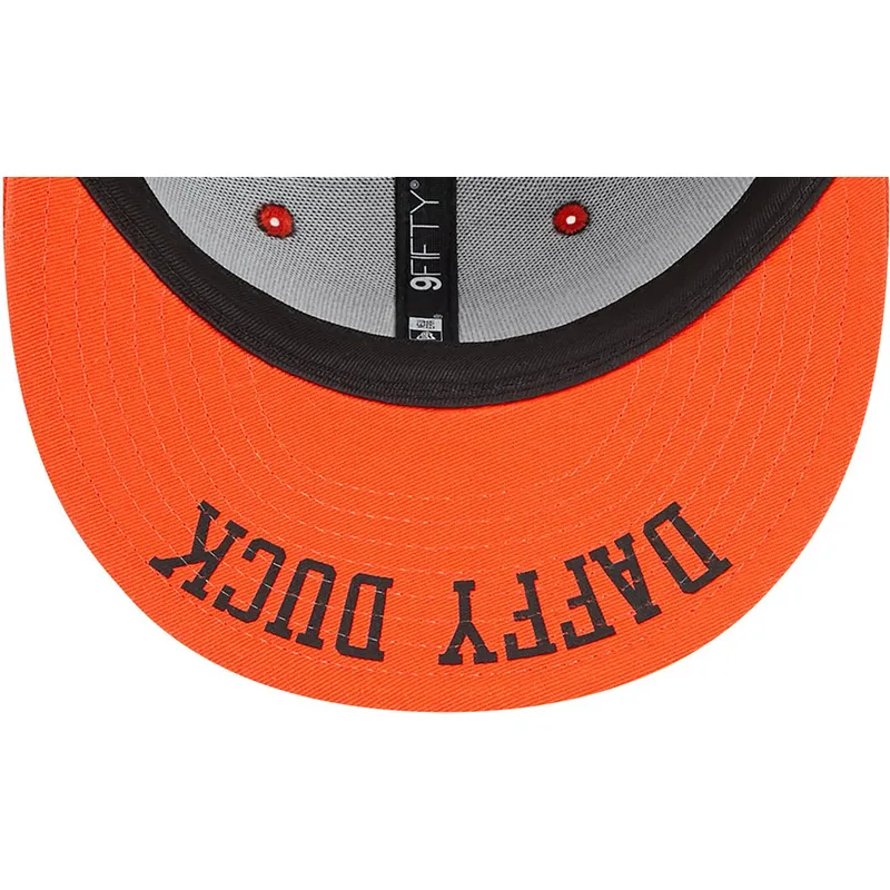 cappelli-piatta-nero-snapback-9fifty-dei-pato-lucas-looney-tunes-di-new-era