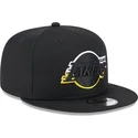 cappellino-piatto-nero-snapback-9fifty-split-logo-dei-los-angeles-lakers-nba-di-new-era