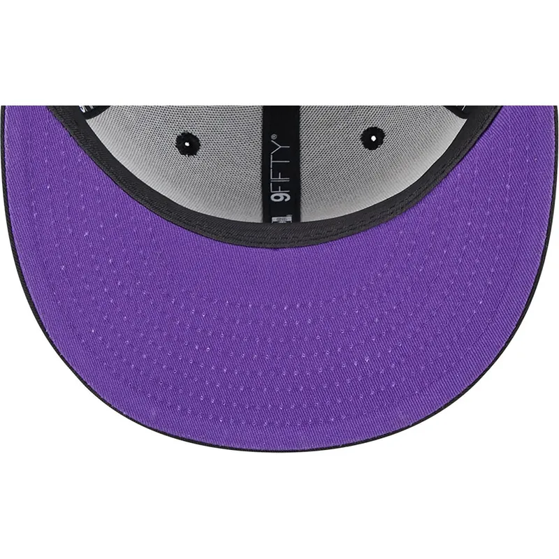 cappelli-piatta-nero-snapback-9fifty-split-dei-los-angeles-lakers-nba-di-new-era