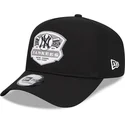 cappellino-nero-curva-snapback-a-frame-patch-new-york-yankees-mlb-di-new-era