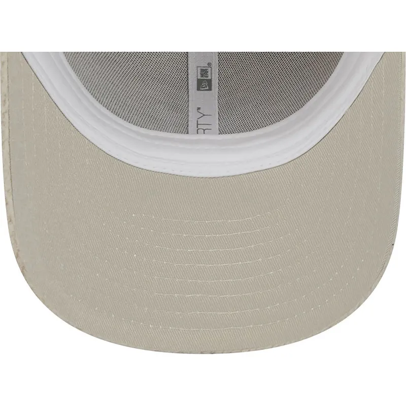 cappelli-curva-beige-cinghia-regolabile-9forty-teddy-dei-new-york-yankees-mlb-di-new-era