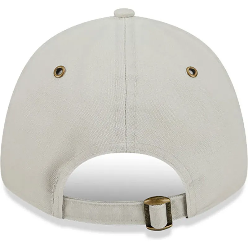 cappelli-curva-beige-cinghia-regolabile-9forty-washed-canvas-dei-new-york-yankees-mlb-di-new-era