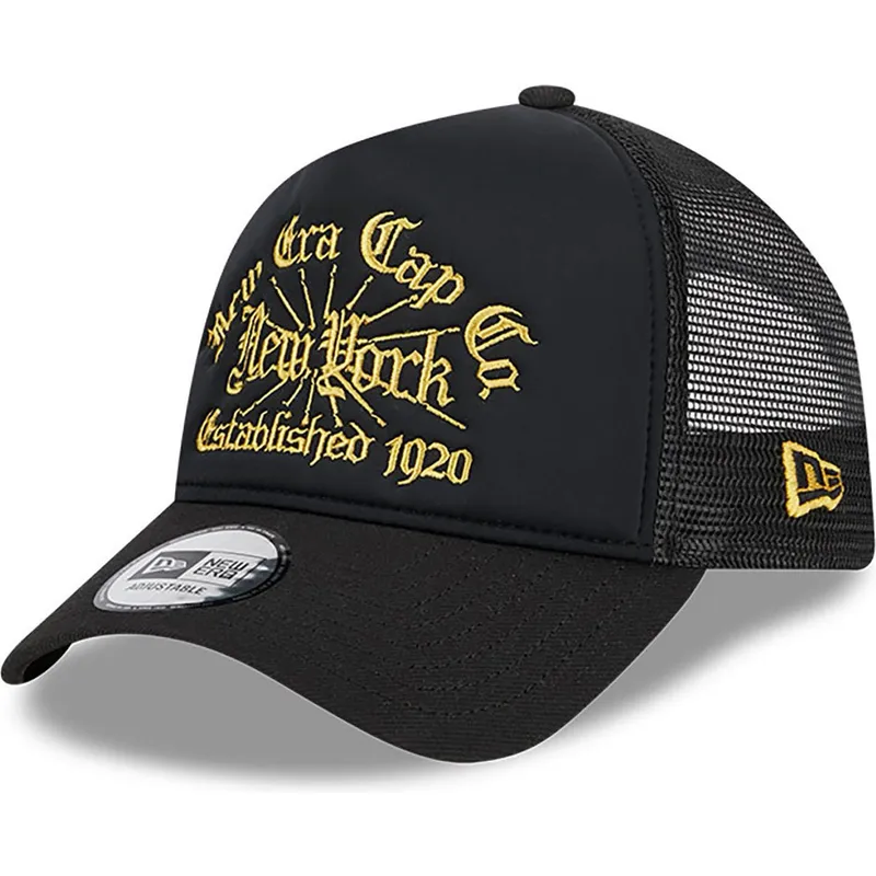 cappelli-curva-nero-snapback-a-frame-di-new-era