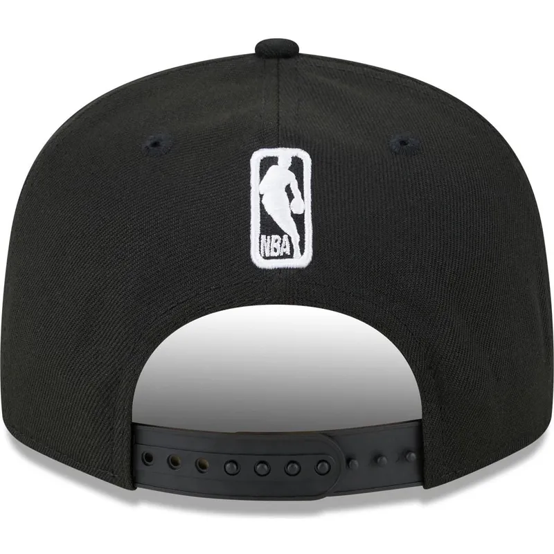 cappello-piatto-nero-snapback-9fifty-tip-off-2023-di-houston-rockets-nba-di-new-era