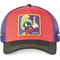 cappellino-trucker-rosso-blu-e-nero-marvin-il-marziano-loo7-ma2-looney-tunes-di-capslab