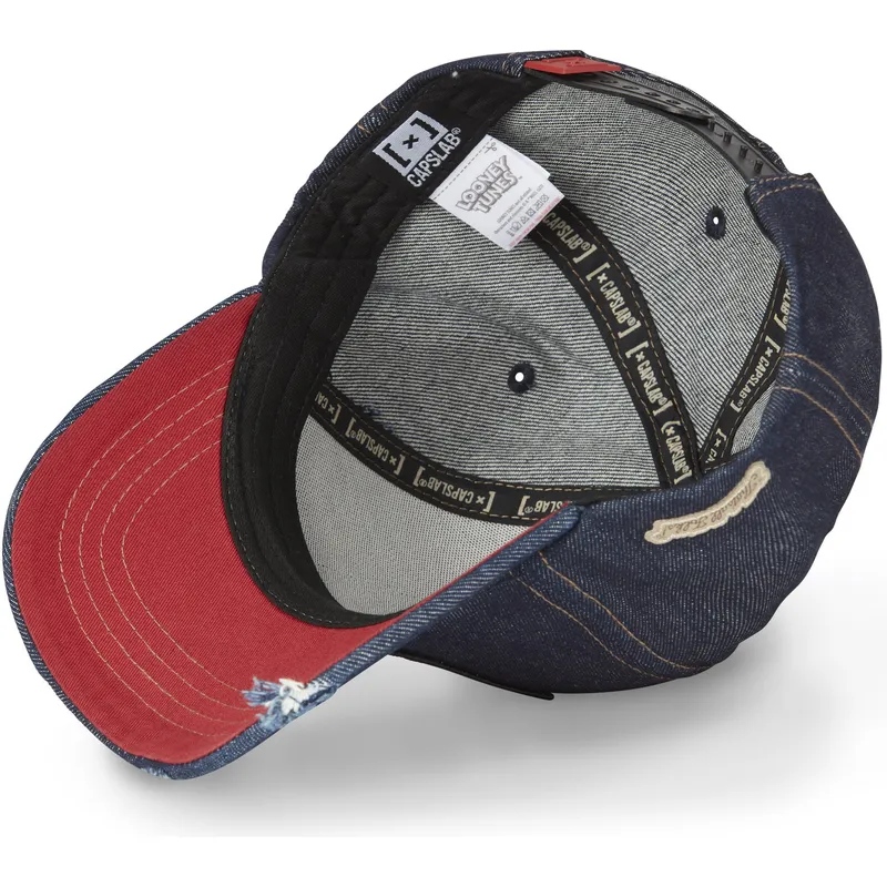 cappelli-curva-blu-marino-snapback-coyote-looney-tunes-di-capslab