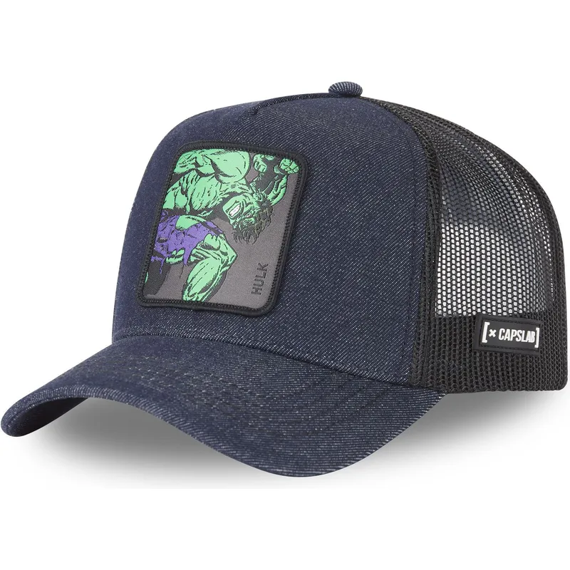 cappelli-curva-blu-marino-snapback-hulk-marvel-comics-di-capslab
