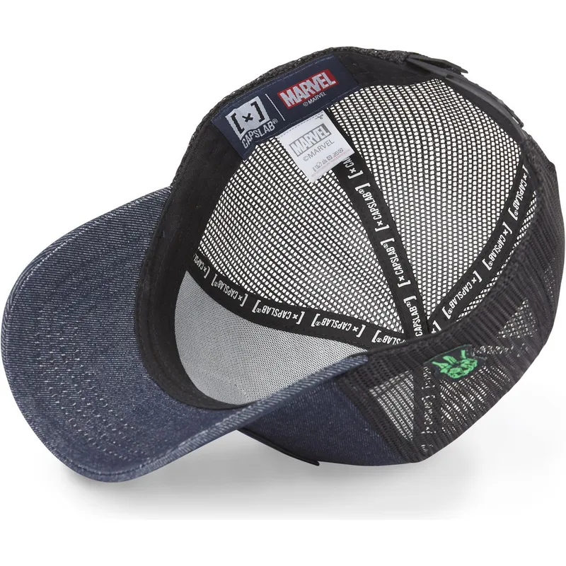 cappelli-curva-blu-marino-snapback-hulk-marvel-comics-di-capslab
