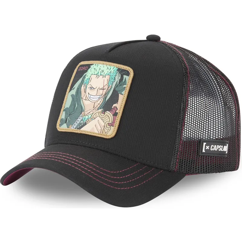 cappelli-curva-nero-snapback-roronoa-zoro-one-piece-di-capslab