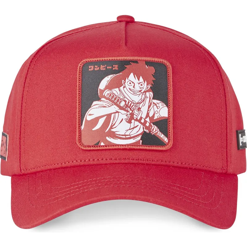 cappelli-curva-rosso-snapback-monkey-d-luffy-one-piece-di-capslab