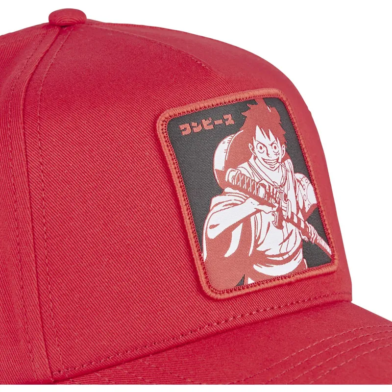 cappelli-curva-rosso-snapback-monkey-d-luffy-one-piece-di-capslab