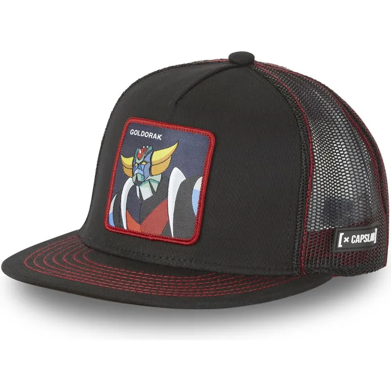cappelli-piatta-nero-snapback-robot-grendizer-robot-grendizer-di-capslab
