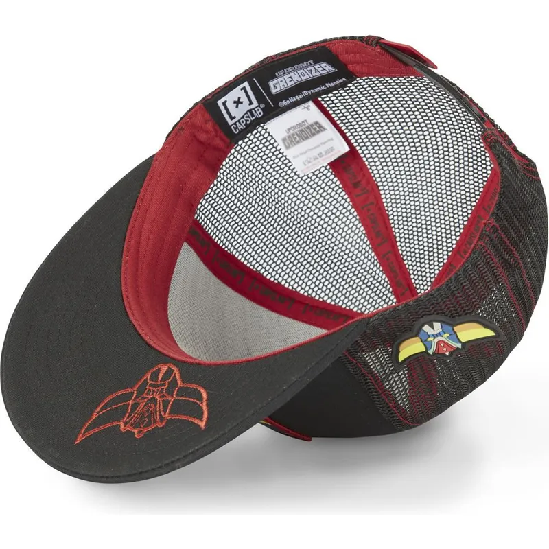 cappelli-piatta-nero-snapback-robot-grendizer-robot-grendizer-di-capslab