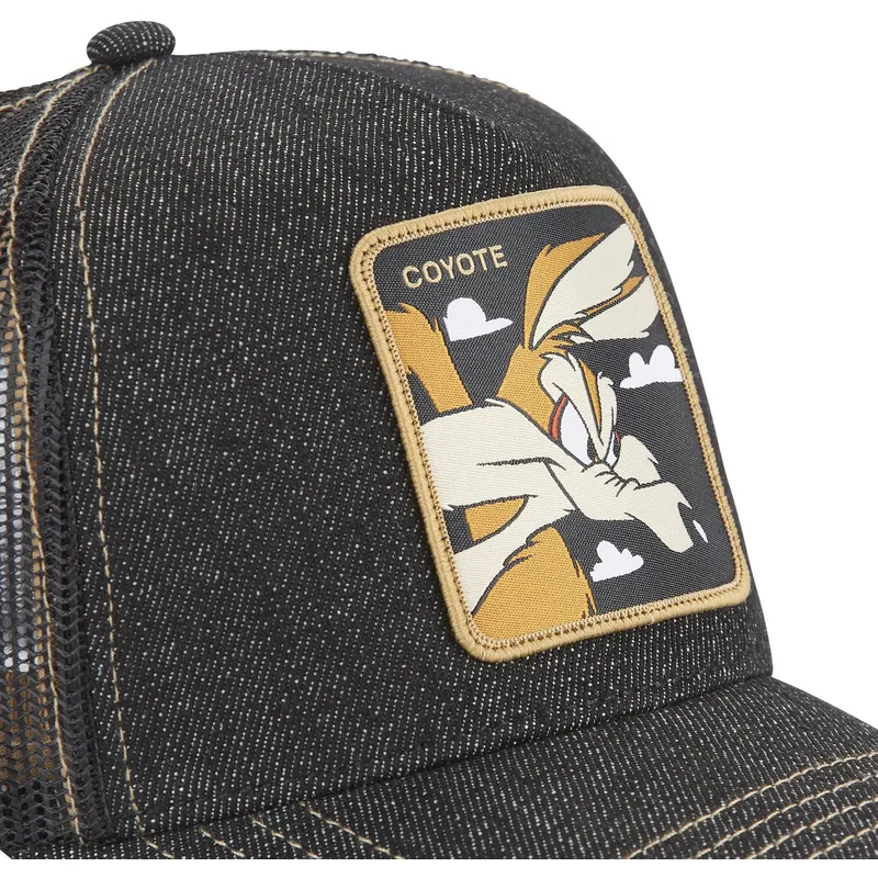 cappelli-curva-nero-snapback-coyote-looney-tunes-di-capslab