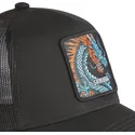 cappellino-trucker-nero-drago-samurai-dra1-beasts-di-capslab