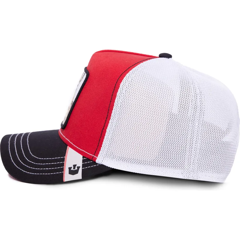 cappellino-trucker-rosso-bianco-e-nero-capra-goat-mv-butter-the-farm-mvp-di-goorin-bros