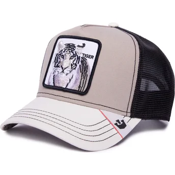 gorra-trucker-grigia-e-nera-tigre-tiger-mv-stripes-the-farm-mvp-di-goorin-bros