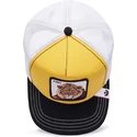 cappello-trucker-giallo-bianco-e-nero-leone-king-mv-lion-the-farm-mvp-di-goorin-bros
