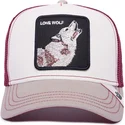 cappello-trucker-bianco-e-granata-lupo-lone-wolf-mv-howler-the-farm-mvp-di-goorin-bros