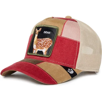 Cappello trucker multicolore cervo Dear Letter Opener The Farm Patchwork di Goorin Bros.
